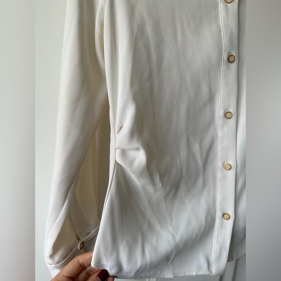 Zara White Button Down Shirt - Picture 2 of 6